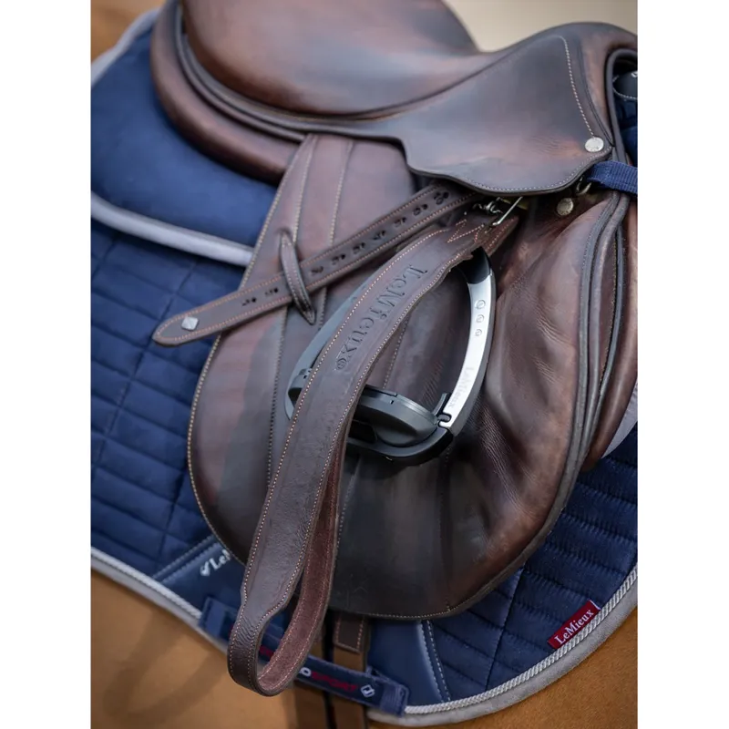 LeMieux Vector Pro Stirrup Leather - Brown-2